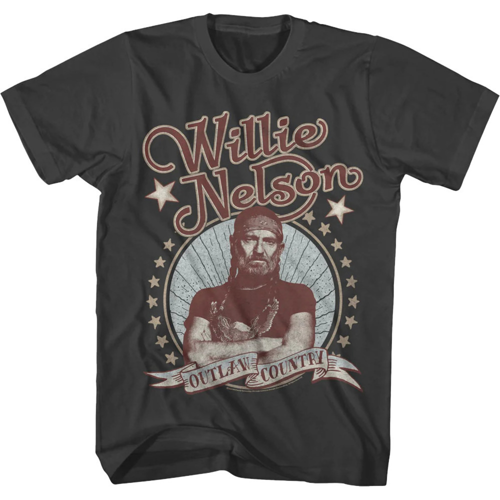 Outlaw Country Willie Nelson Tshirt